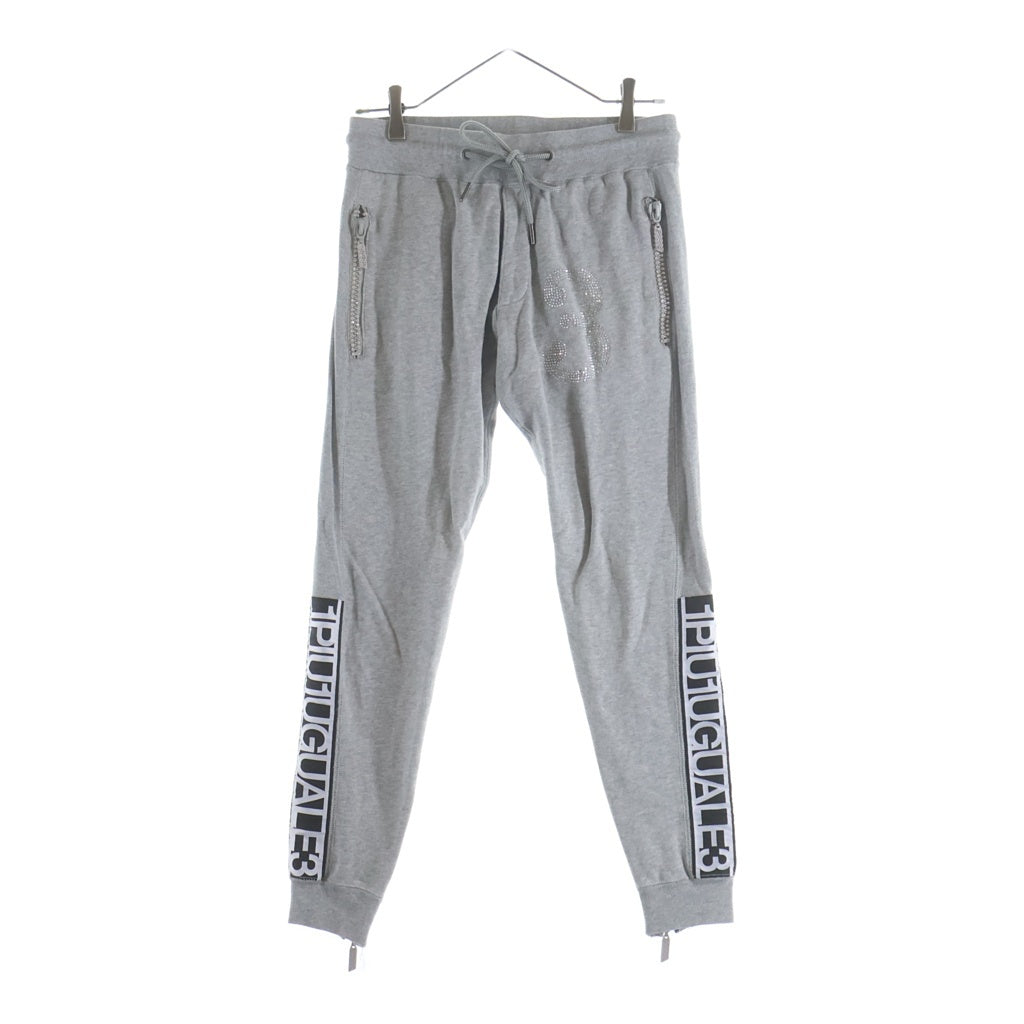 1PIU1UGUALE3 RELAX(ウノピゥウノウグァーレトレリラックス) スエットパンツ グレー コットン レディース