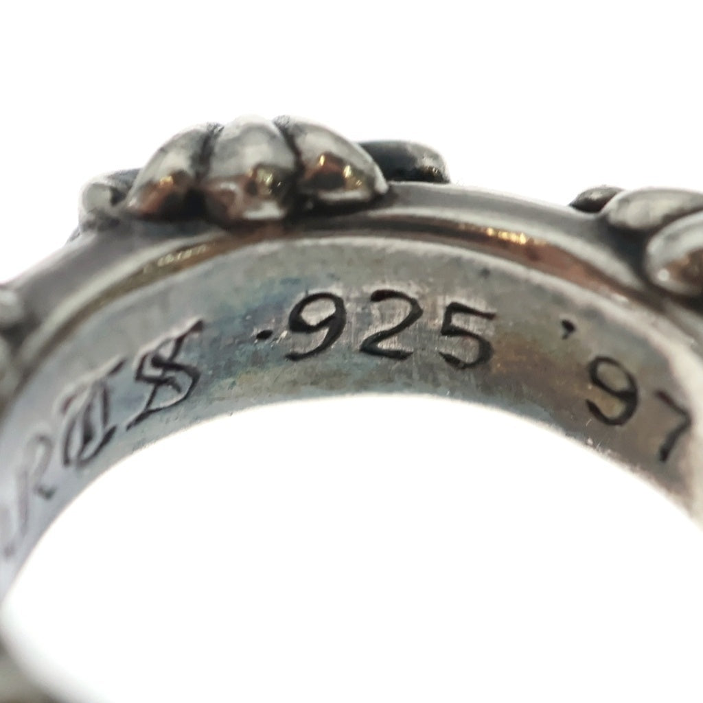 CHROME HEARTS(クロムハーツ) HOOP CROSS クロスバンド フープピアス シルバー BCA100