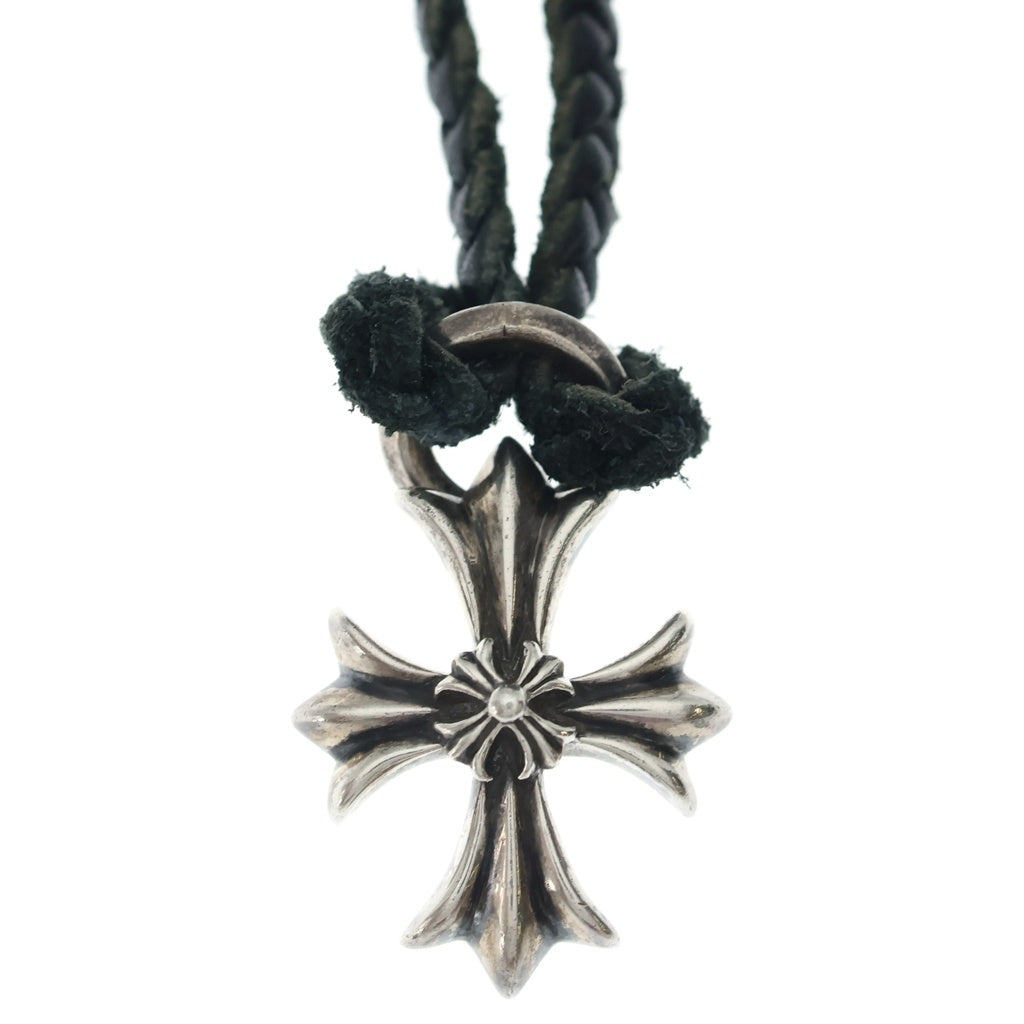 CHROME HEARTS(クロムハーツ) DBL CH PRS ダブル CHプラス ペンダントトップWレザーブレイド シルバー