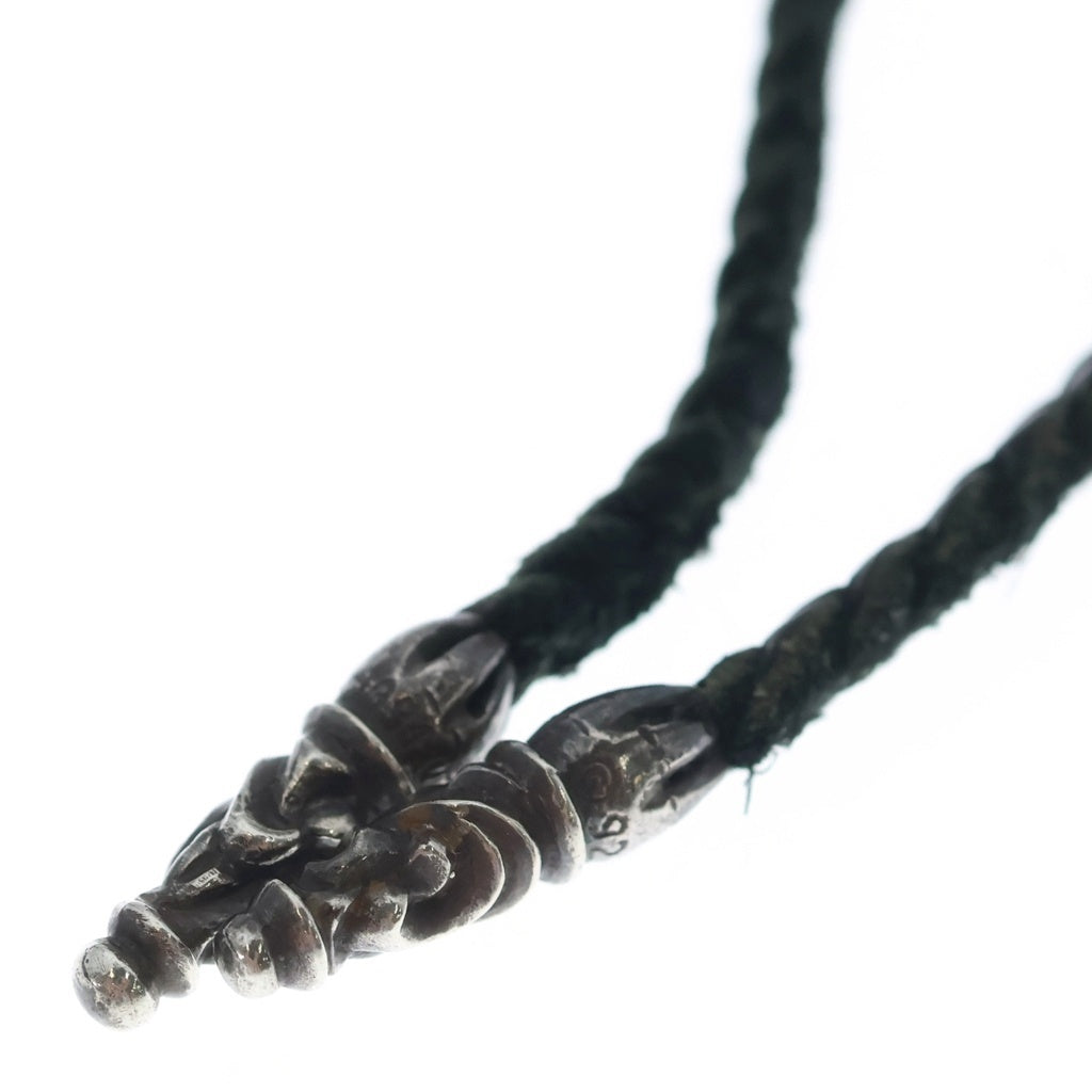 CHROME HEARTS(クロムハーツ) DBL CH PRS ダブル CHプラス ペンダントトップWレザーブレイド シルバー