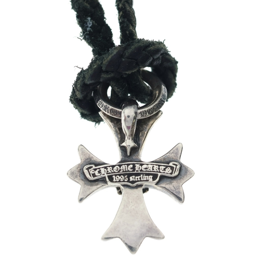 CHROME HEARTS(クロムハーツ) DBL CH PRS ダブル CHプラス ペンダントトップWレザーブレイド シルバー