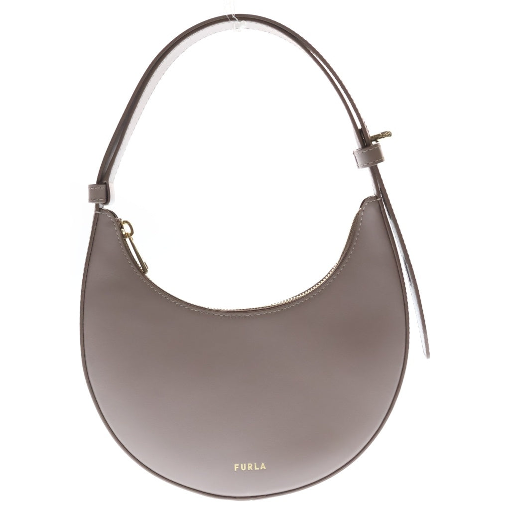 FURLA(フルラ) デリツィア ハーフムーン ショルダーバッグ ピンク レザー レディース
