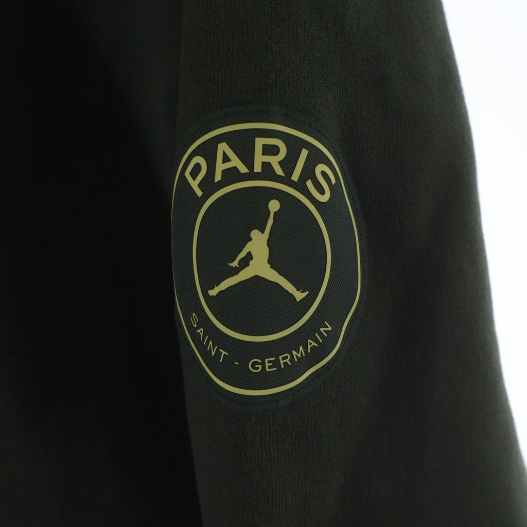 NIKE(ナイキ) AIR JORDAN×PSG パーカー フーディー オリーブグリーン #M