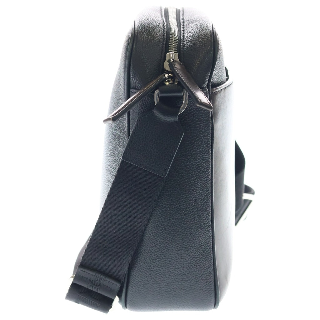 Berluti(ベルルッティ) カリグラフィ クラッチ コントラスト レザー ショルダーバッグ ブラウン レディース