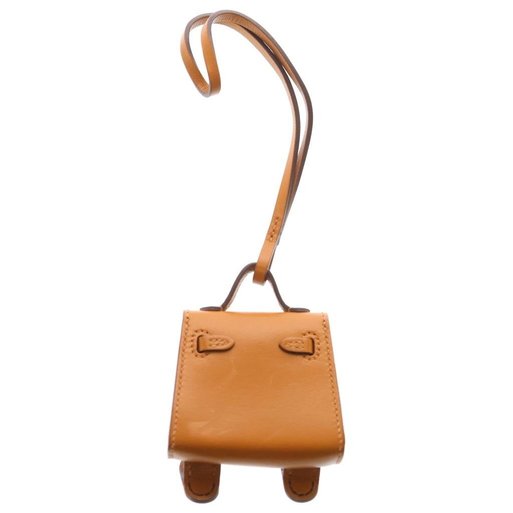 HERMES(エルメス) ケリードール チャーム バッグチャーム ブラウン レザー U刻印 レディース