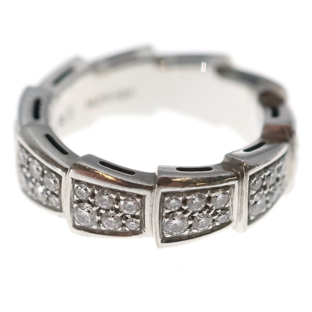 BVLGARI(ブルガリ) セルペンティ ヴァイパー フルパヴェダイヤ K18WG 750 #46 リング ホワイトゴールド レディース