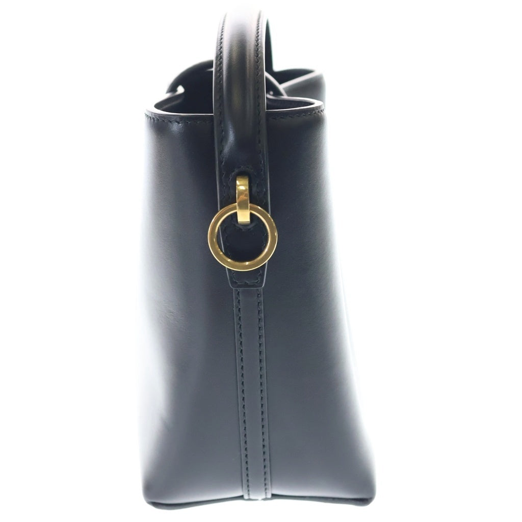 SAINT LAURENT PARIS(サンローランパリ) Le37 ショルダーバッグ ハンドバッグ 2WAYバッグ ブラック レザー ゴールド金具 レディース