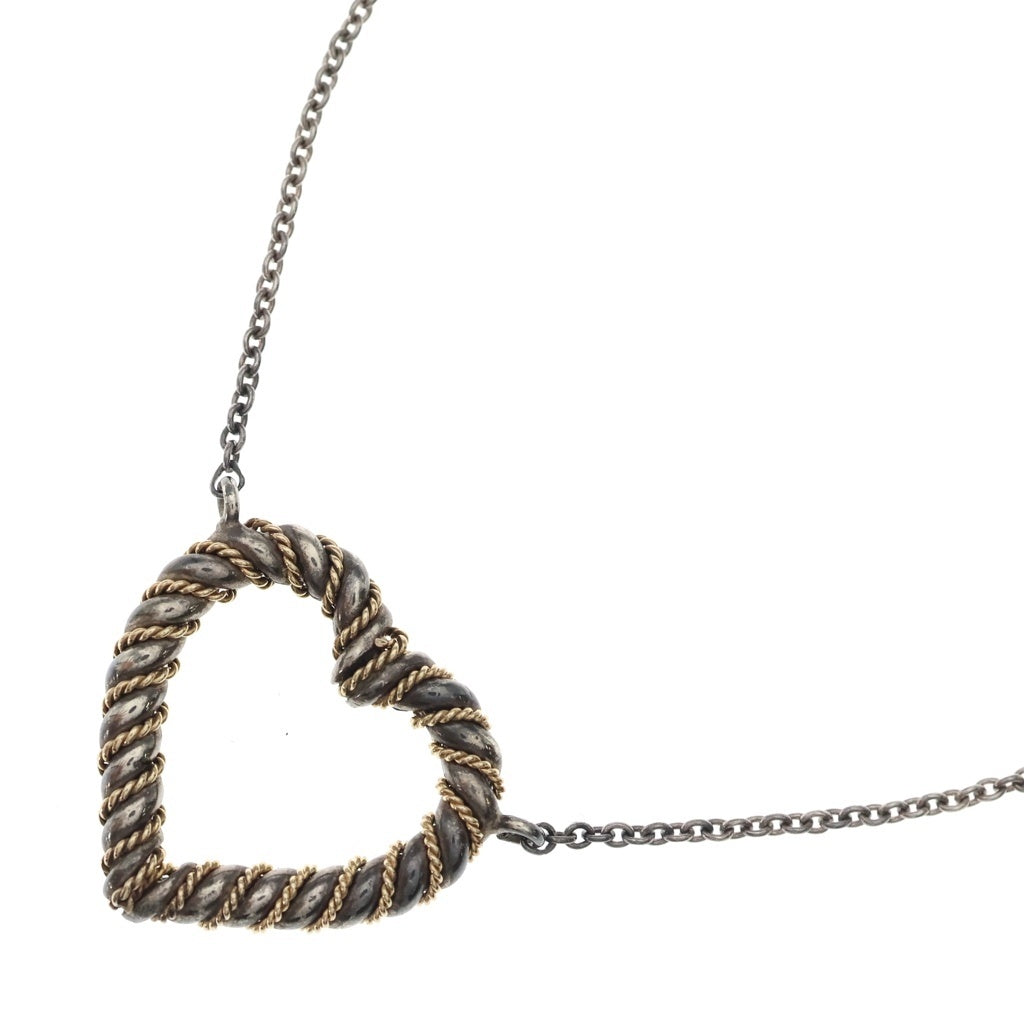 TIFFANY & Co.(ティファニー) ツイストハート ネックレス ペンダント チェーン シルバー レディース