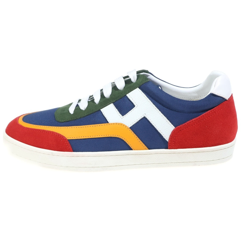 HERMES(エルメス) クリス キャンバスローカットスニーカー マルチカラー #10