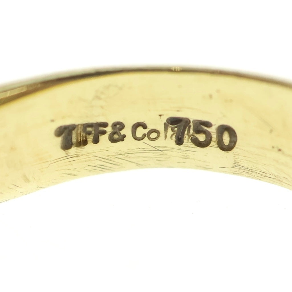 TIFFANY & Co.(ティファニー) ねじれ スクリューデザイン リング 750 イエローゴールド レディース