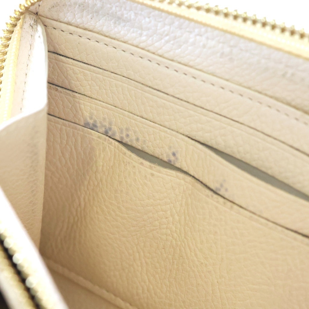 LOUIS VUITTON(ルイヴィトン) モノグラム アンプラント ジッピー ウォレット サンライズ アクワレル PVC レザー ラウンドファスナー 長財布 M83505 ホワイト/ピンク/オレンジ レディース