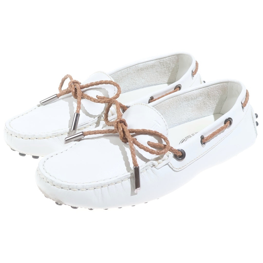 TOD'S(トッズ) フラットシューズ ホワイト #34 レディース