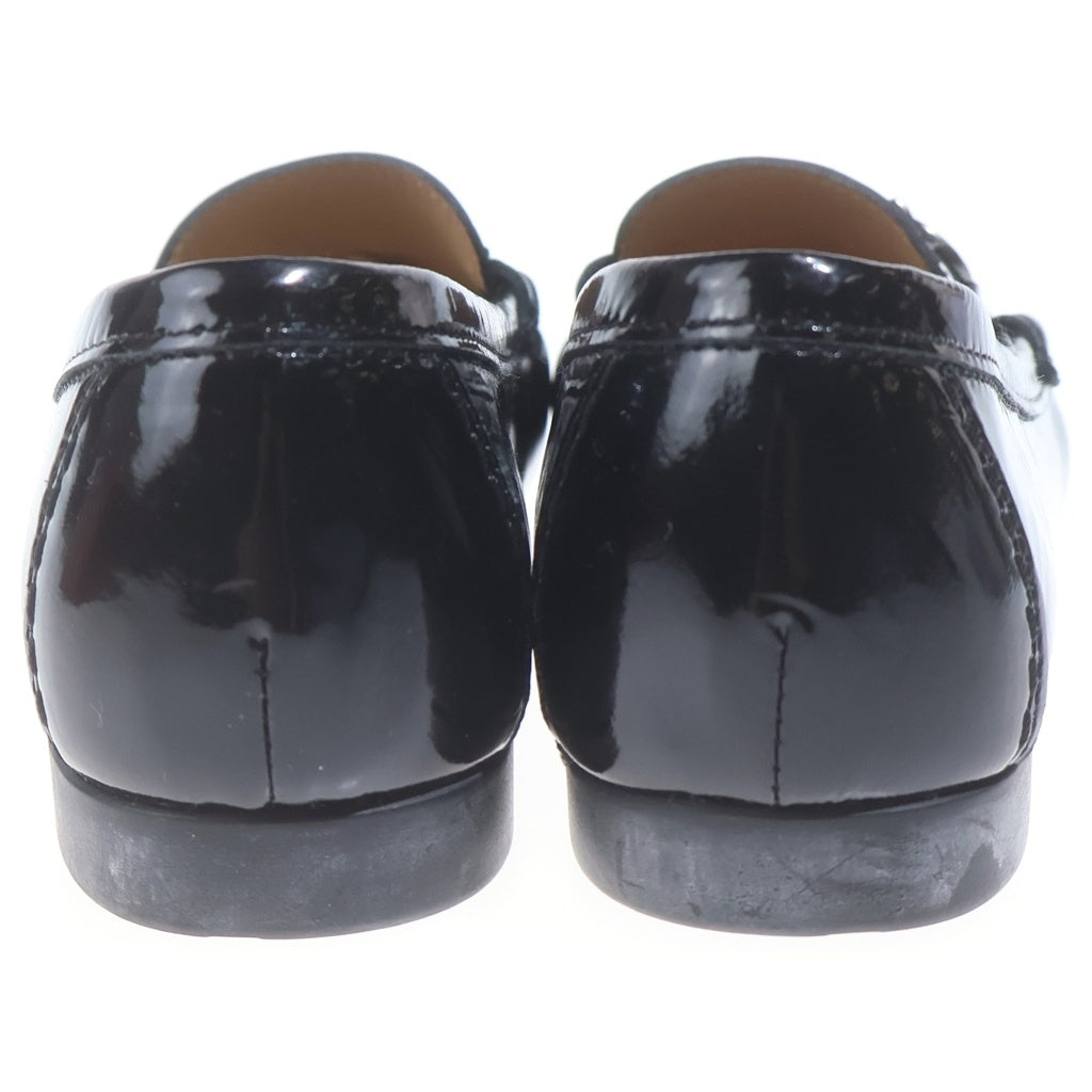 FERRAGAMO(フェラガモ) レザーフラットシューズ ブラック エナメル #4 レディース