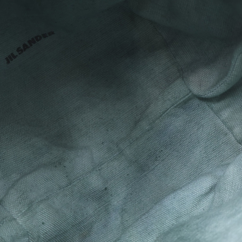 JIL SANDER NAVY(ジルサンダーネイビー) ドローストリング ハンドバッグ ミニバッグ ブラック レザー レディース