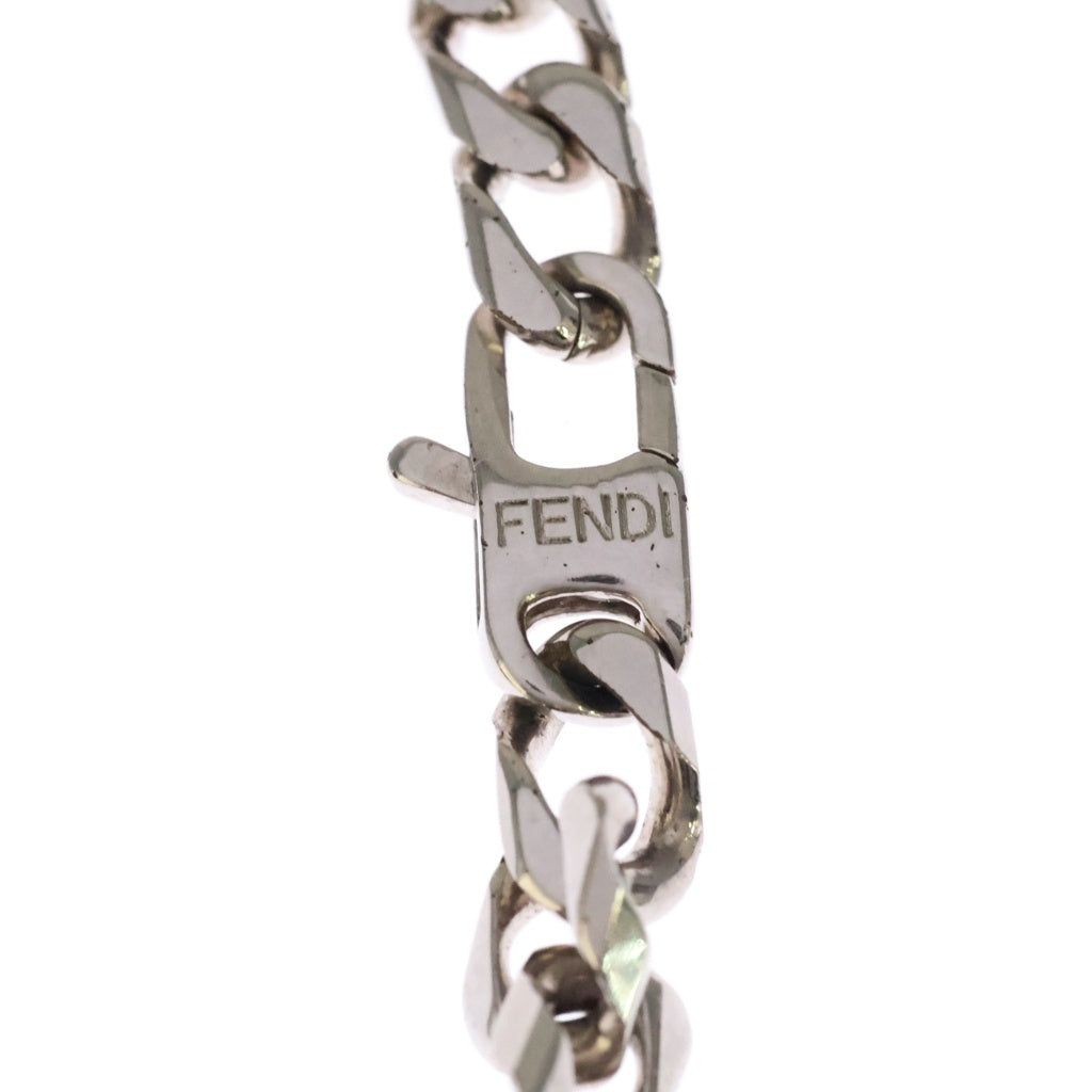 FENDI(フェンディ) バゲット FFロゴ チェーン ブレスレット シルバー 1A2423