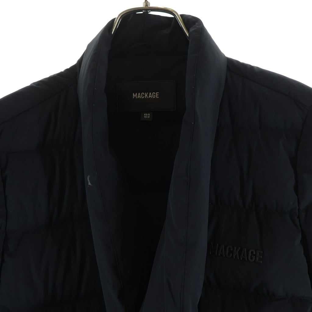 MACKAGE(マッカージュ) ロゴ ダウンジャケット ナイロン ブラック レディース
