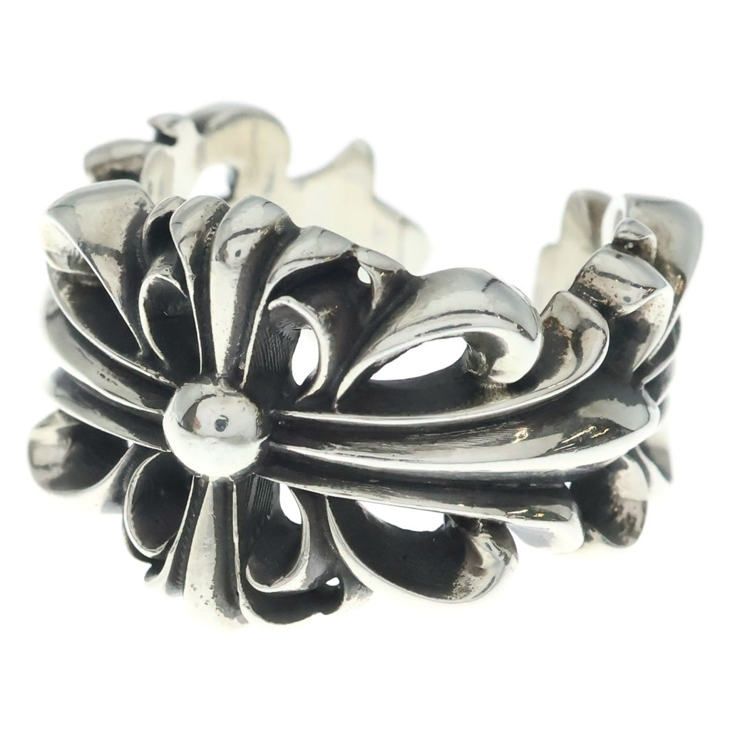 CHROME HEARTS クロムハーツ DBL FLRL CRS ダブルフローラルクロス Sv925 リング 指輪 #21 シルバー CHROME HEARTS(クロムハーツ) DBL FLRL CRS ダブルフローラルクロス