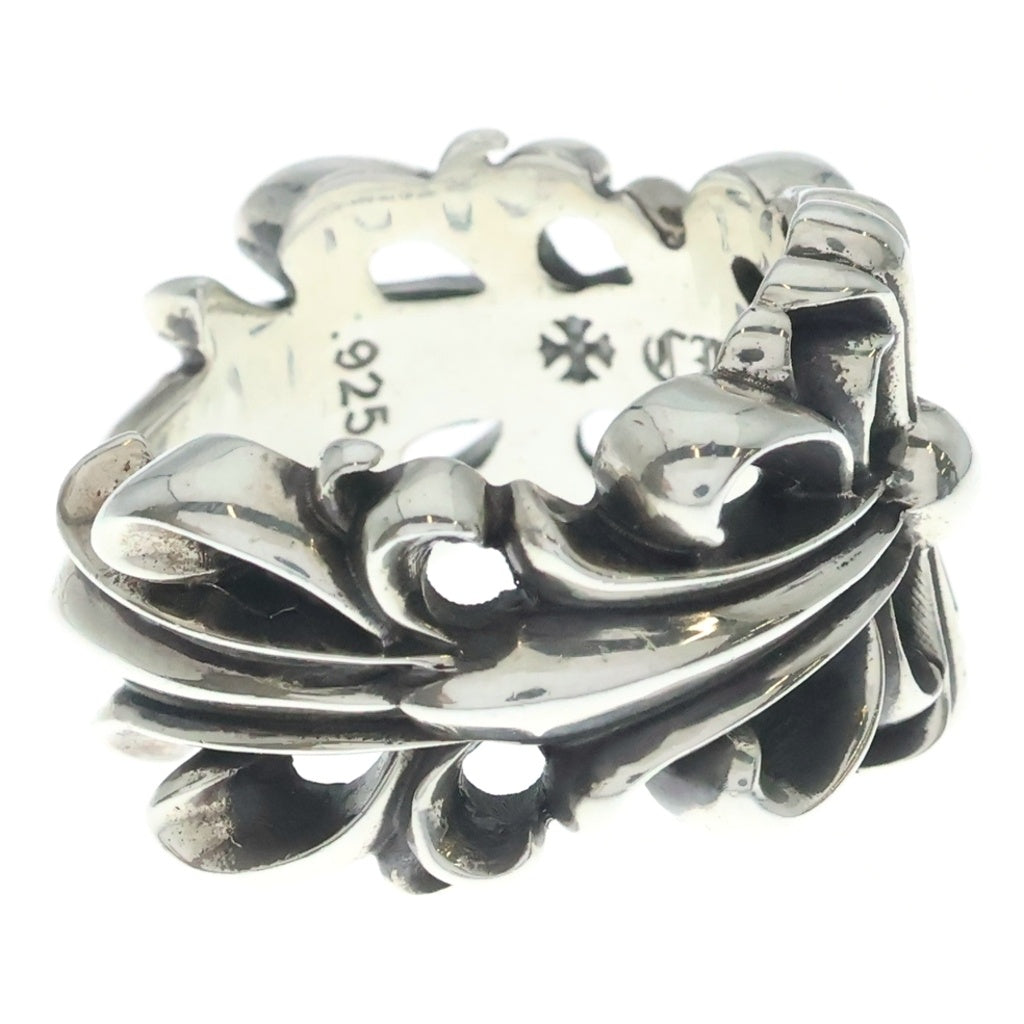 CHROME HEARTS(クロムハーツ) DBL FLRL CRS ダブルフローラルクロス リング シルバー BCA390