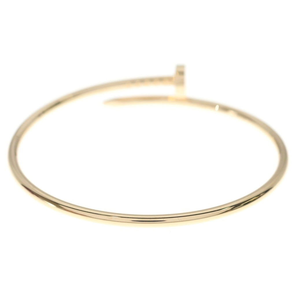 Cartier(カルティエ) ジュストアンクル スモールモデル Au750 K18YG ブレスレット バングル #15 イエローゴールド レディース