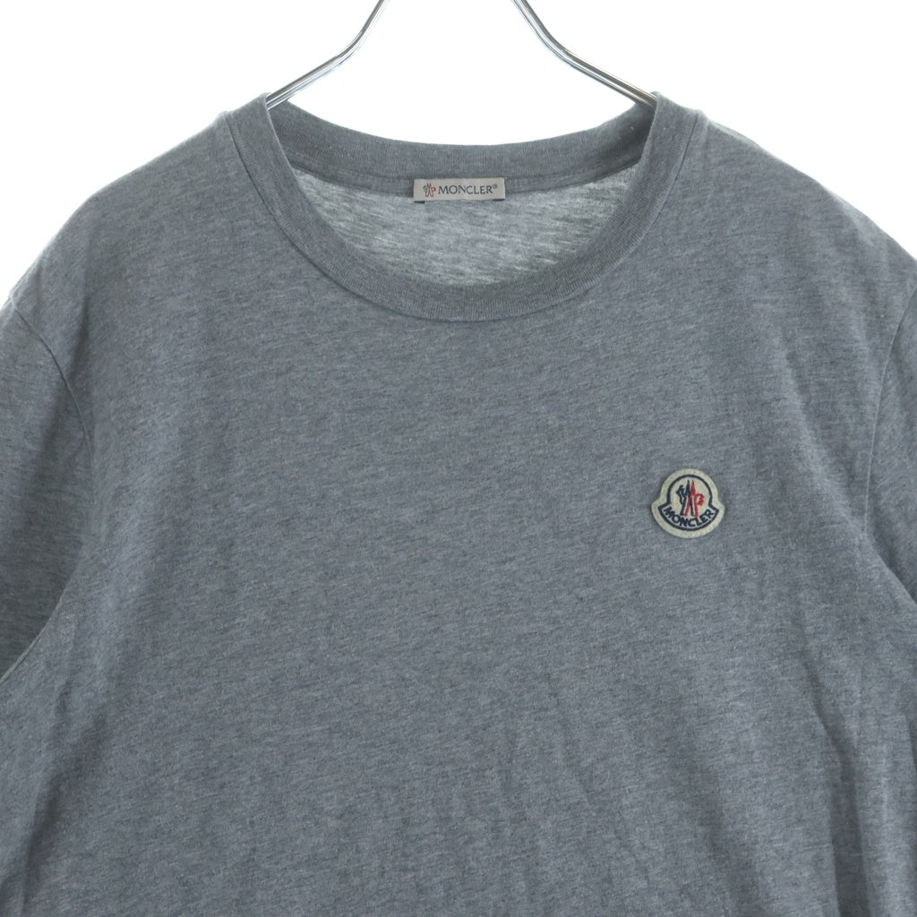 MONCLER(モンクレール) 胸ロゴ コットン半袖Tシャツ カットソー グレー 320918C00022