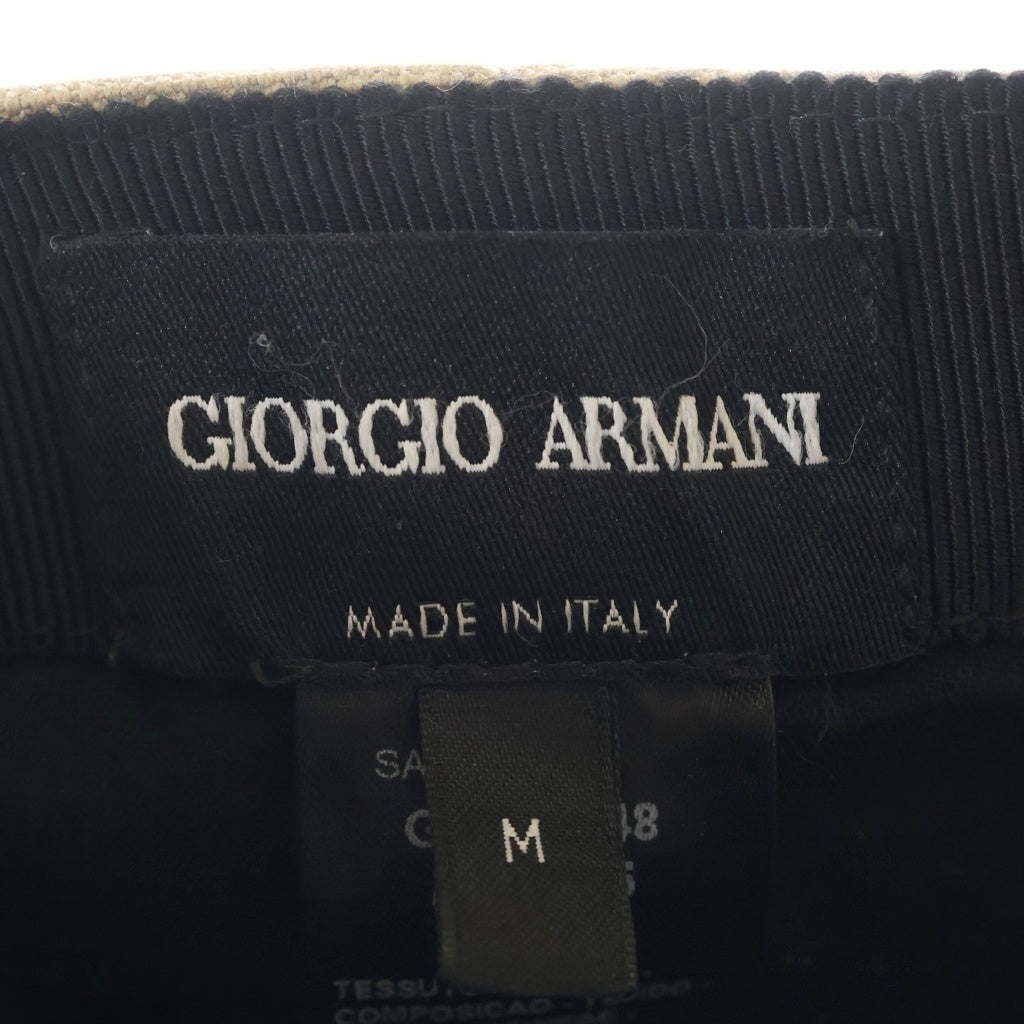ARMANI(アルマーニ) べーズボールキャップ ベージュ #M レディース