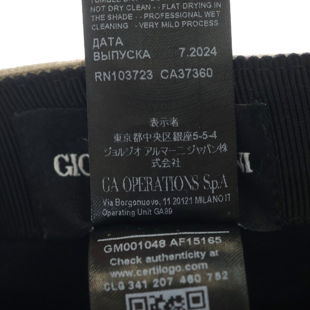 ARMANI(アルマーニ) べーズボールキャップ ベージュ #M レディース