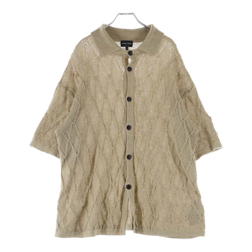 ARMANI(アルマーニ) ニットカーディガン ベージュ #52 レディース