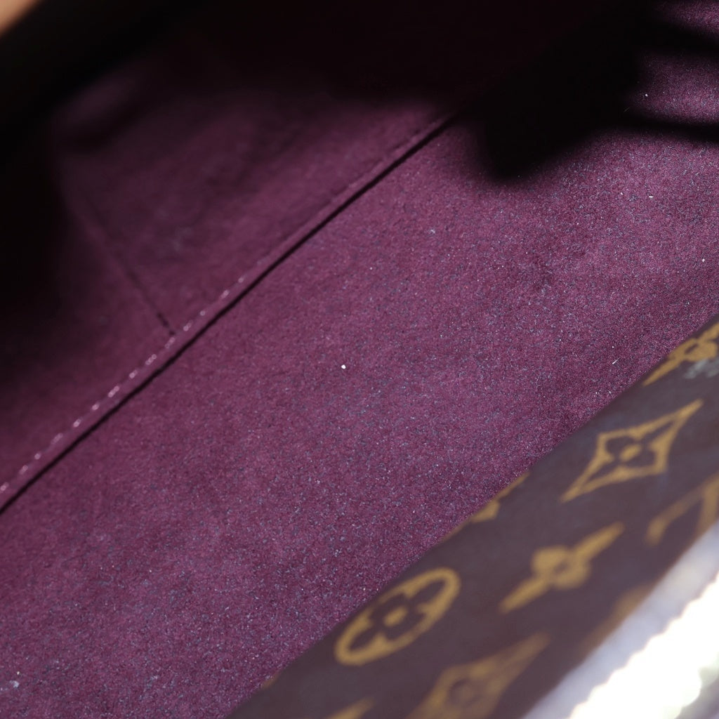 LOUIS VUITTON(ルイヴィトン) モノグラム モンテーニュBB PVC レザー 2WAY ハンド ショルダーバッグ ブラウン M41055 レディース