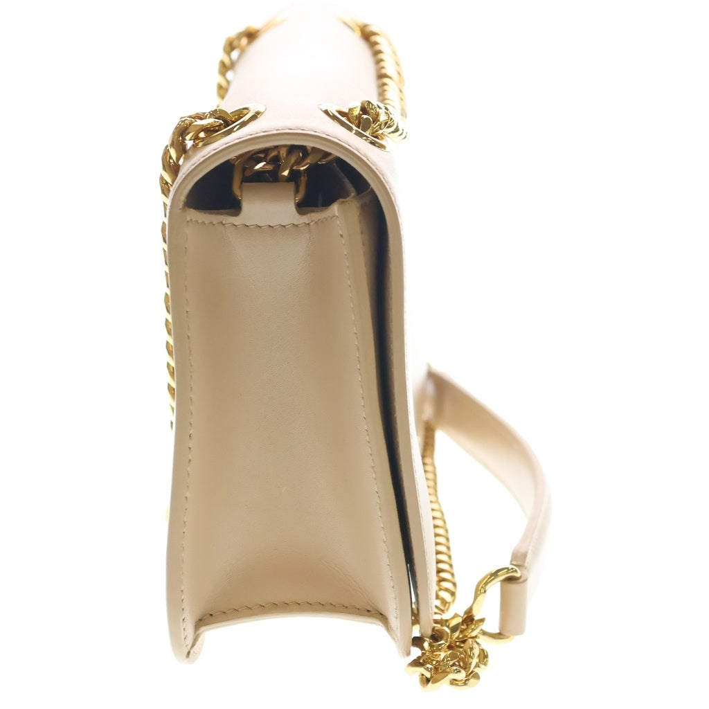 CELINE(セリーヌ) ミディアム トリオンフ フレーム 2WAYハンドバッグ ショルダーバッグ ベージュ レザー 199813EPA.38NO ゴールド金具 レディース