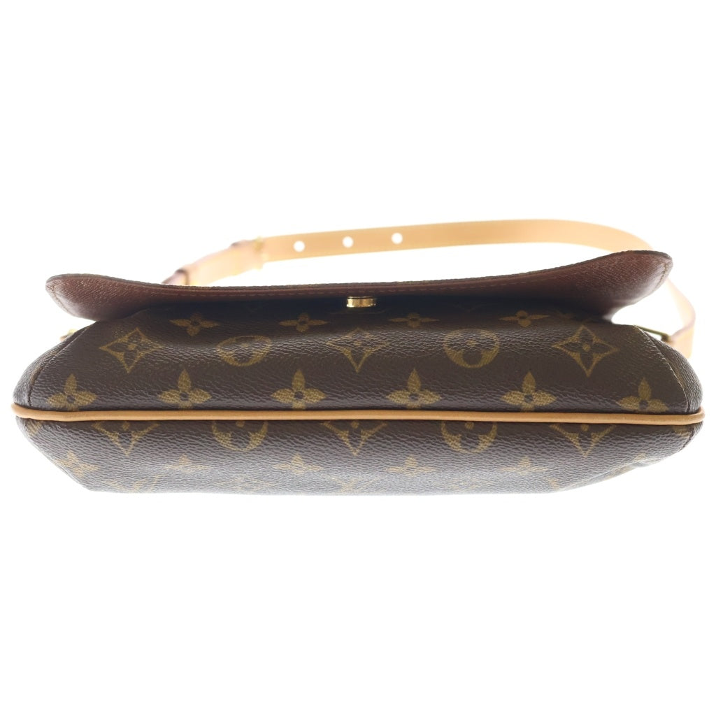 LOUIS VUITTON(ルイヴィトン) モノグラム ミュゼットタンゴ PVC レザー ショート ショルダーバッグ ブラウン M51257 レディース