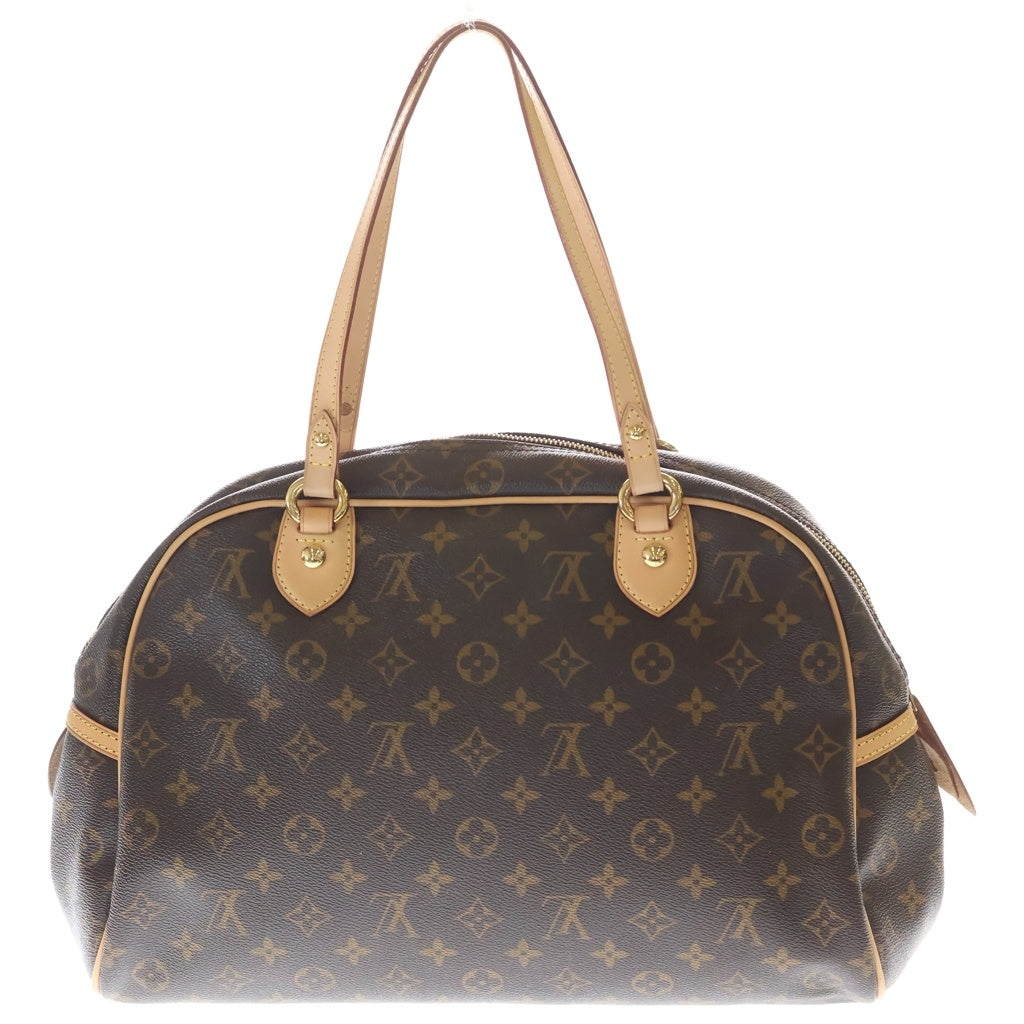 LOUIS VUITTON(ルイヴィトン) モノグラム モントルグイユGM PVC レザー ハンドバッグ トートバッグ ブラウン M95566 レディース
