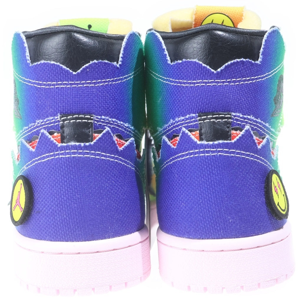 NIKE(ナイキ) ×J Balvin Air Jordan 1 High OG J・バルヴィン エアジョーダン1 ハイ OG ハイカットスニーカー US9/27cm レインボー DC3481-900