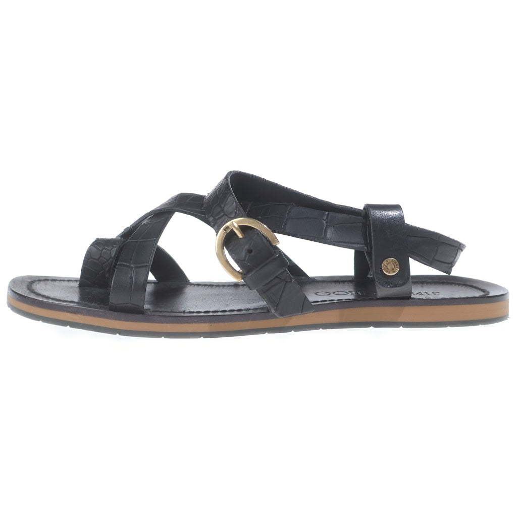 JIMMY CHOO(ジミーチュウ) ■サンダル ブラック レザー