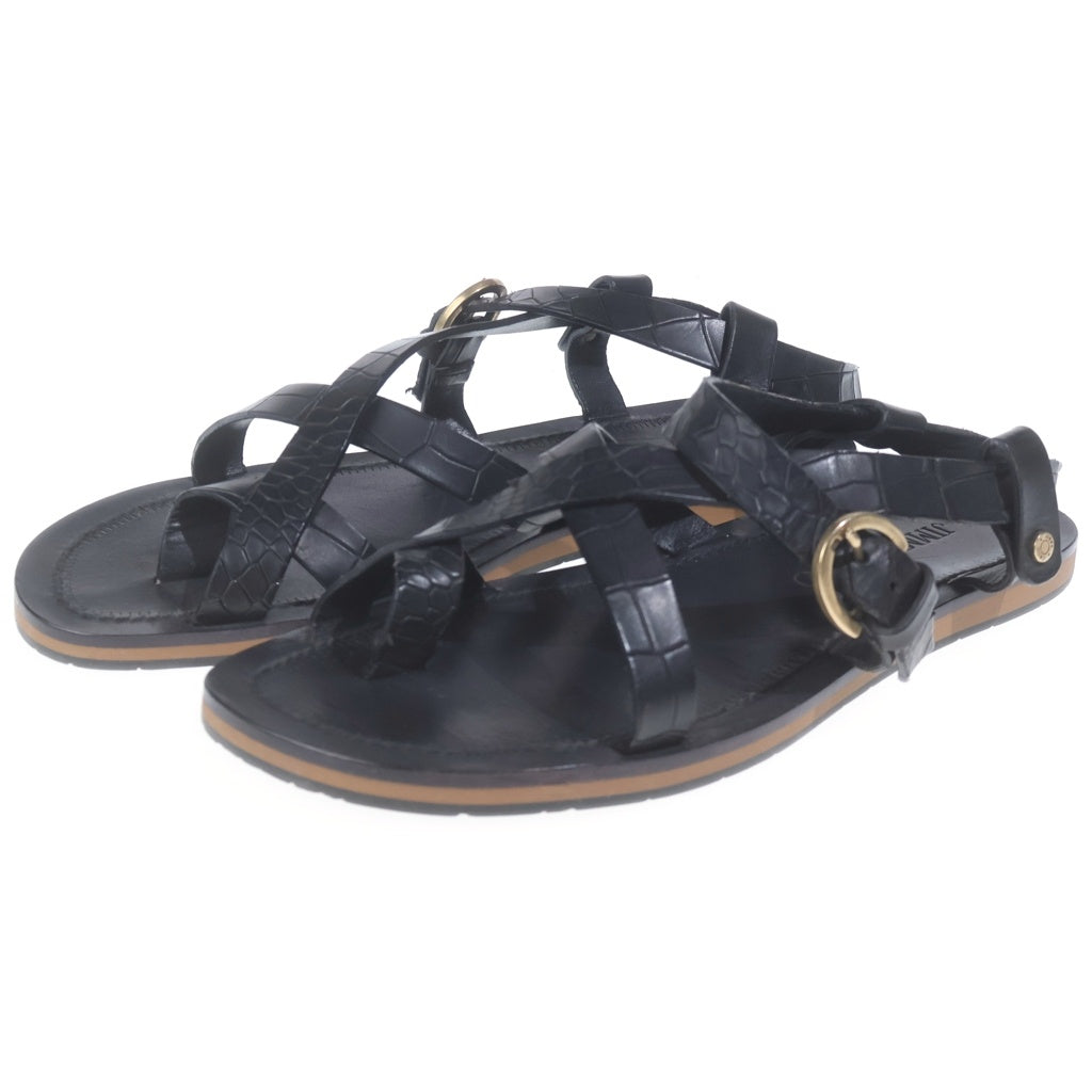 JIMMY CHOO(ジミーチュウ) ■サンダル ブラック レザー