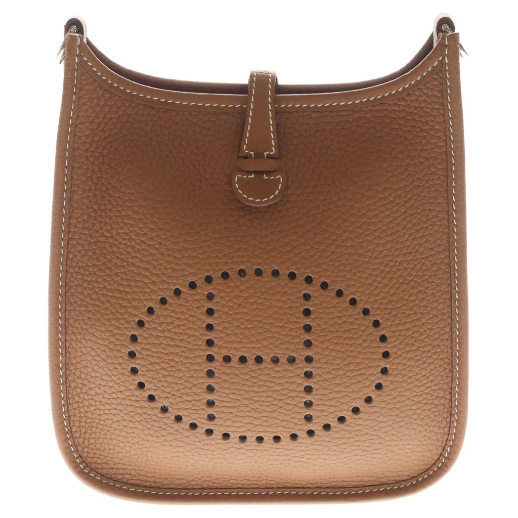 HERMES(エルメス) エブリンTPM トリヨンクレマンス シルバー金具 ショルダーバッグ G刻印 ゴールド レディース