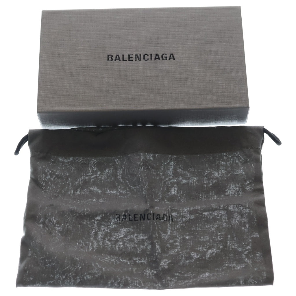 BALENCIAGA(バレンシアガ) フラグメントケース カードケース 小物入れ ポーチ アイボリー レザー 736734 シルバー金具
