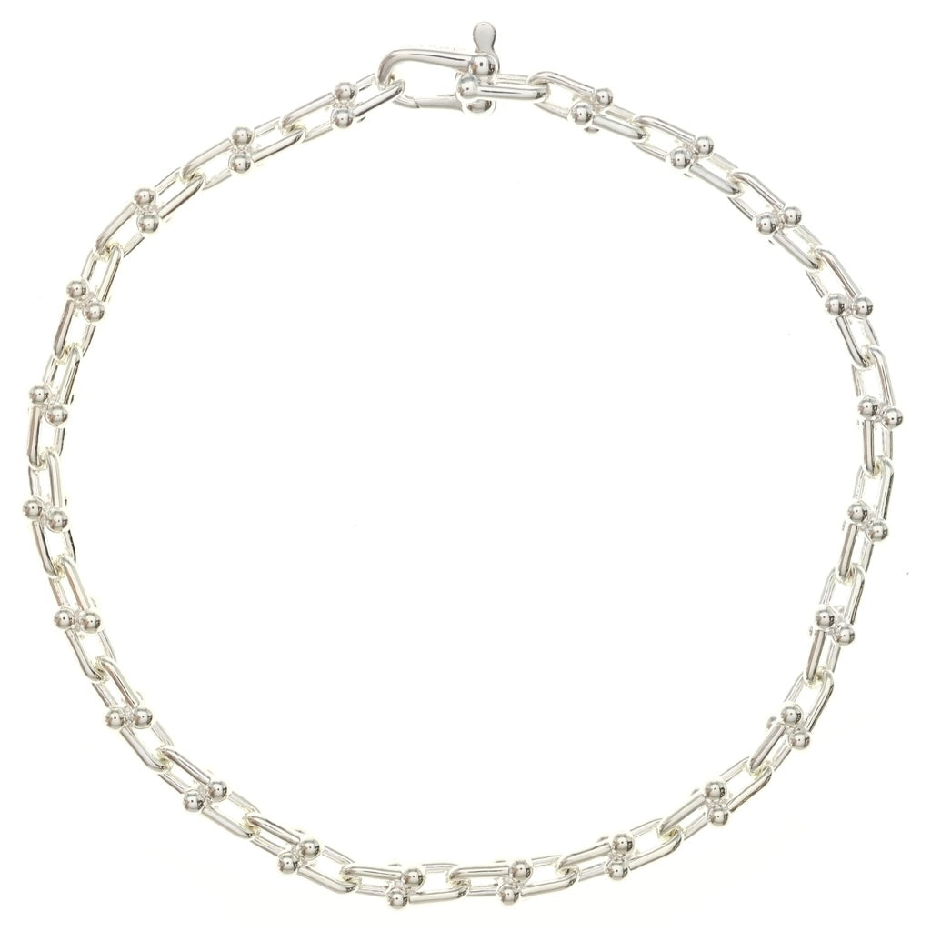 TIFFANY & Co.(ティファニー) ハードウェア マイクロリンク チェーン ブレスレット シルバー レディース
