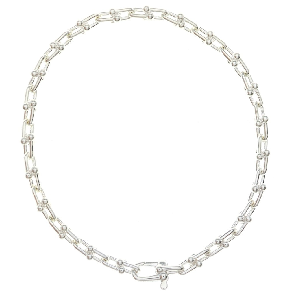 TIFFANY & Co.(ティファニー) ハードウェア マイクロリンク チェーン ブレスレット シルバー レディース