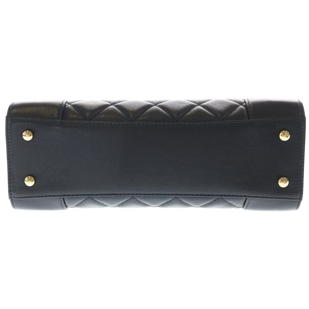 CHANEL(シャネル) マトラッセ ココマーク ラムスキン レザーチェーンショルダーバッグ ゴールド金具 ブラック A93087 23番台 レディース