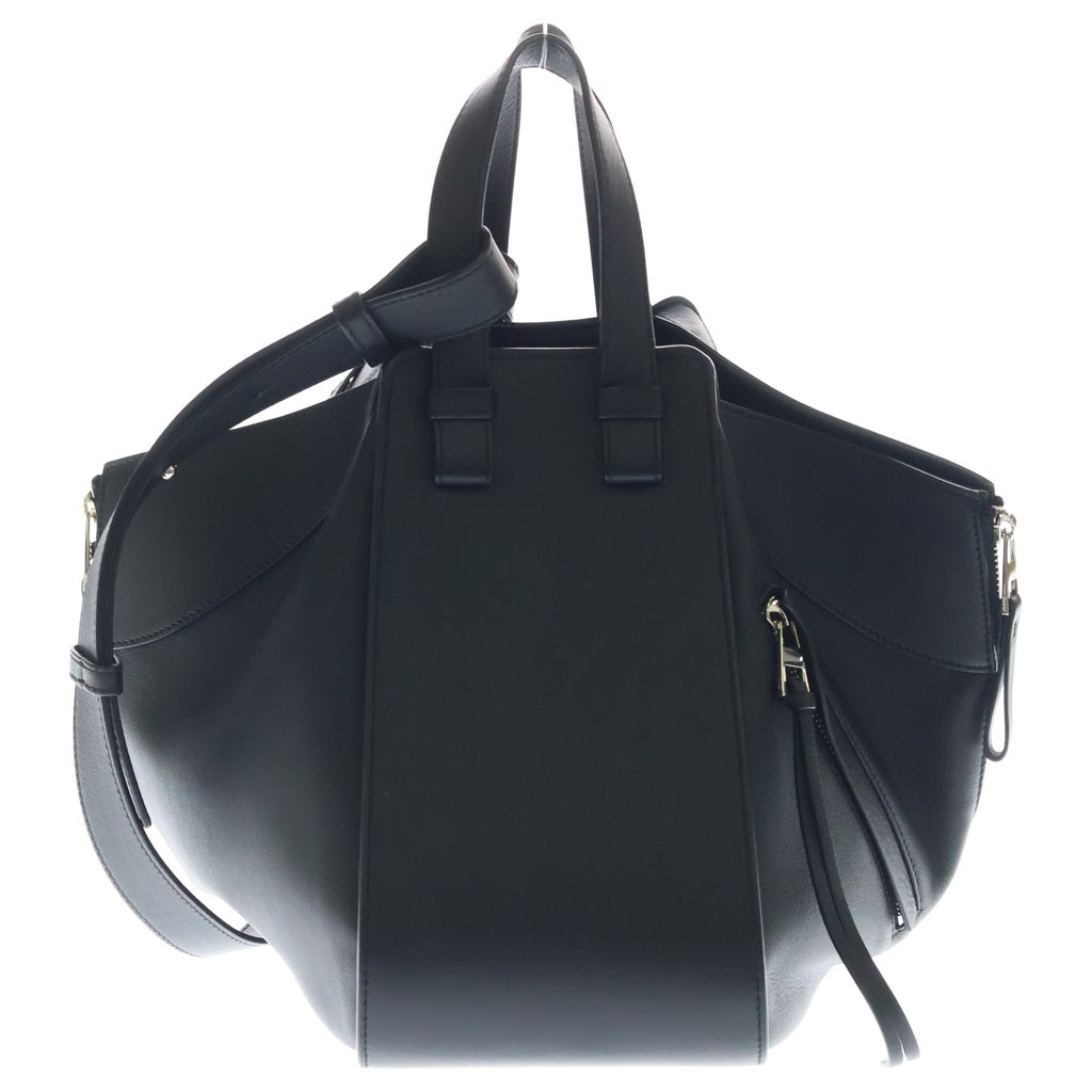 LOEWE(ロエベ) ハンモック ハンドバック ミディアム 2wayバック ショルダーバッグ ブラック レザー レディース