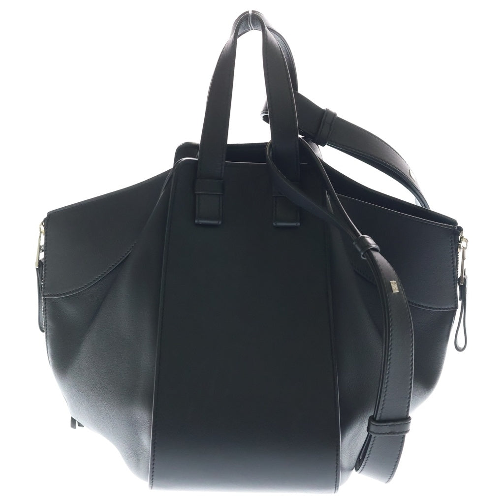 LOEWE(ロエベ) ハンモック ハンドバック ミディアム 2wayバック ショルダーバッグ ブラック レザー レディース
