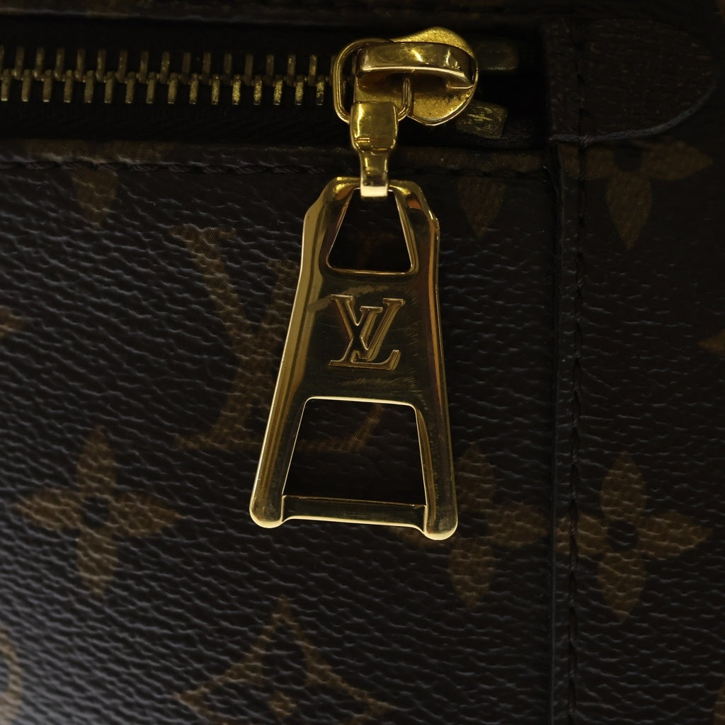 LOUIS VUITTON(ルイヴィトン) モノグラム メリー 2WAYハンドバッグ ワンショルダーバッグ ブラウン レザー×PVC M41544 ゴールド金具 レディース