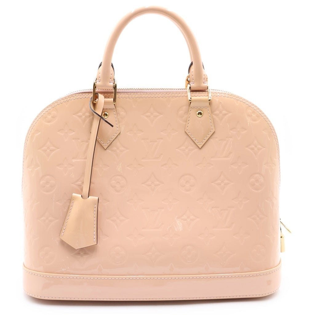 LOUIS VUITTON(ルイヴィトン) アルマPM ハンドバック モノグラム ヴェルニ ピンクベージュ/ローズフロランタン M91614 レディース