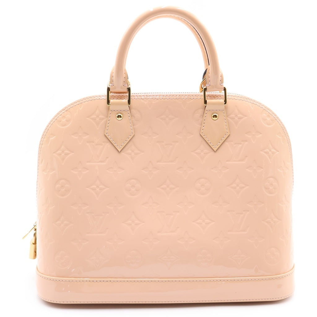 LOUIS VUITTON(ルイヴィトン) アルマPM ハンドバック モノグラム ヴェルニ ピンクベージュ/ローズフロランタン M91614 レディース