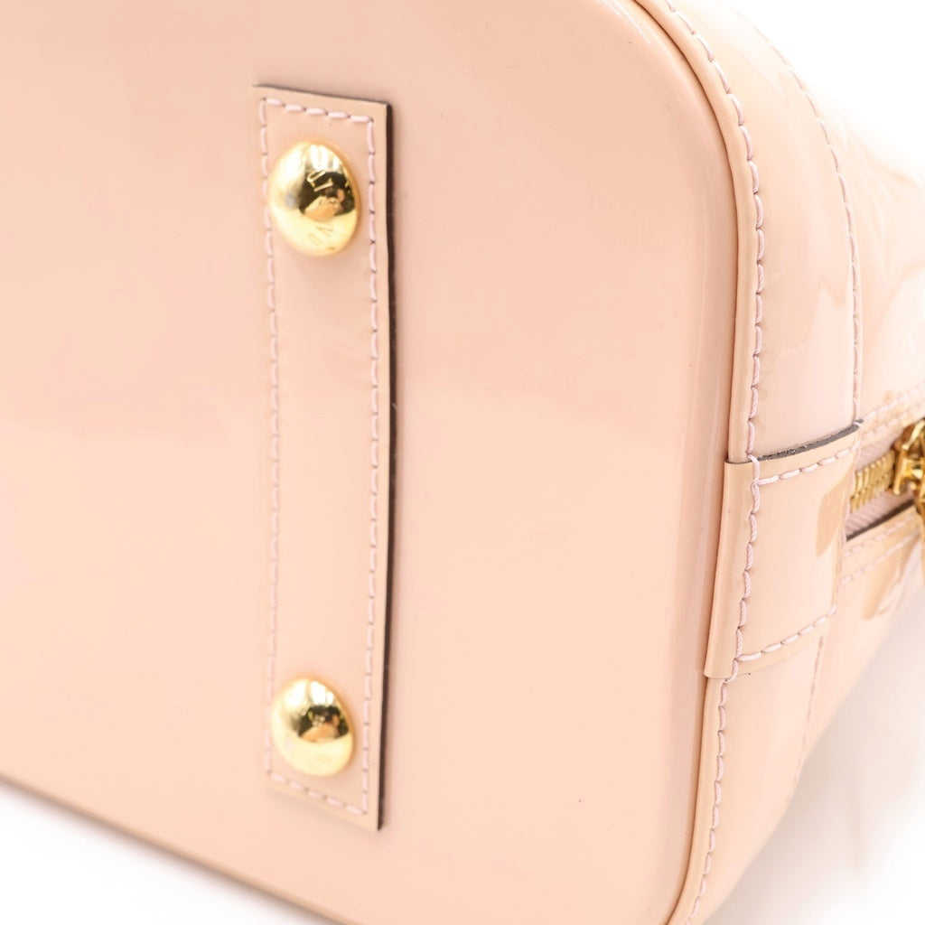 LOUIS VUITTON(ルイヴィトン) アルマPM ハンドバック モノグラム ヴェルニ ピンクベージュ/ローズフロランタン M91614 レディース