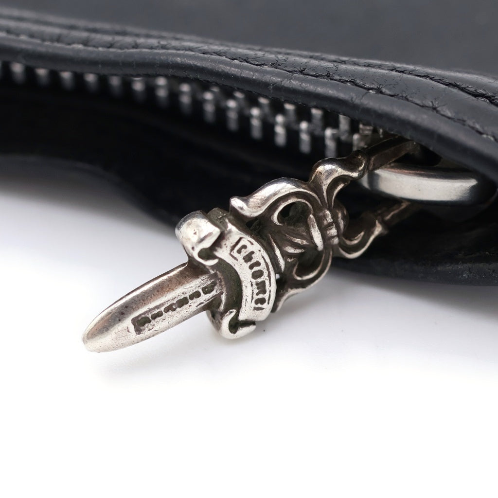 CHROME HEARTS(クロムハーツ) ZPR CHNG PURSE チェンジパース ダガージップコインケース ブラック