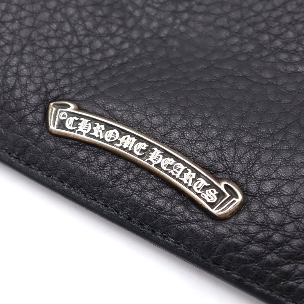 CHROME HEARTS(クロムハーツ) ZPR CHNG PURSE2 ジッパーチェンジパース レザーコインケース ブラック
