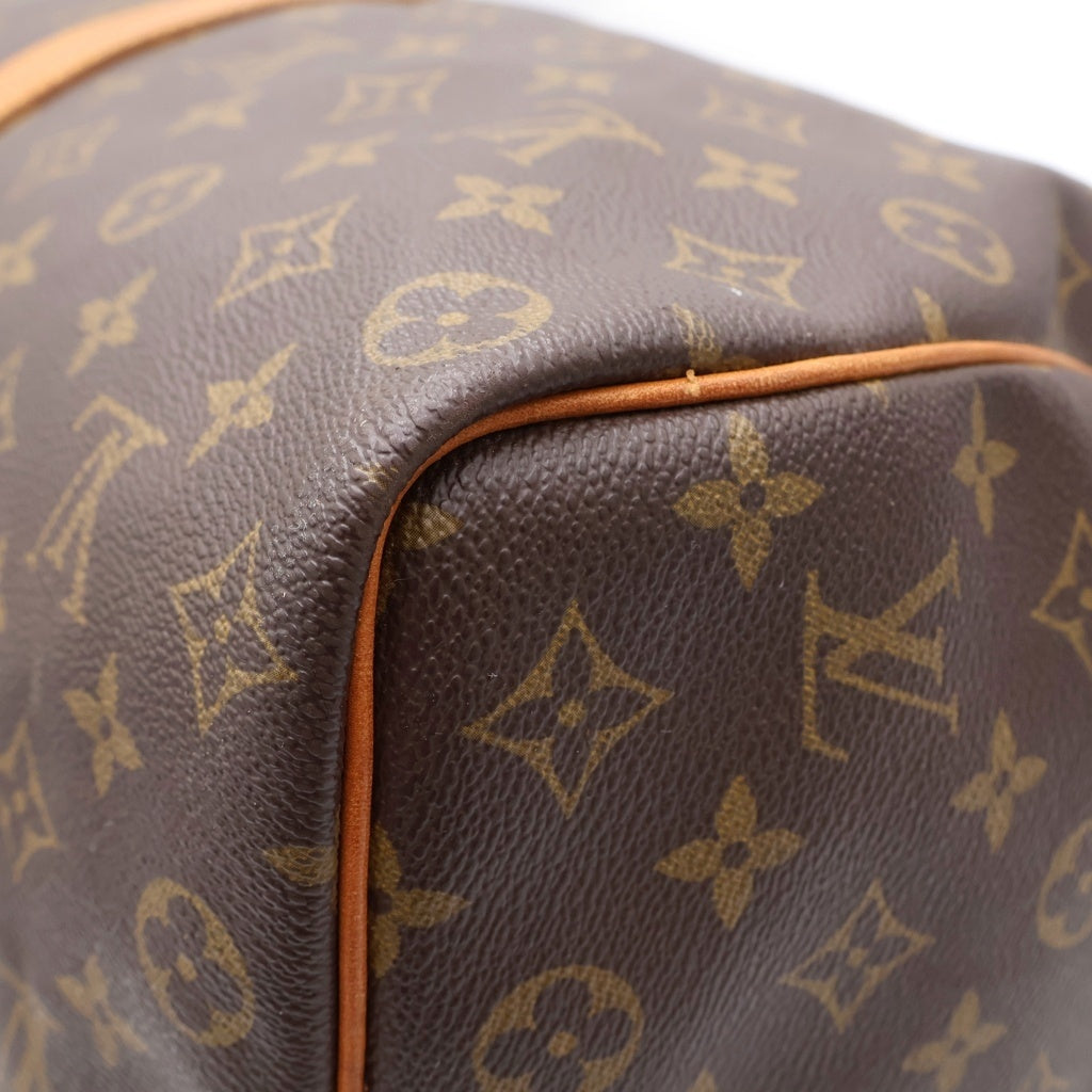 LOUIS VUITTON(ルイヴィトン) モノグラム キーポル50 ボストンバッグ ハンドバッグ トラベルバッグ ブラウン レザー×PVC M41426 ゴールド金具