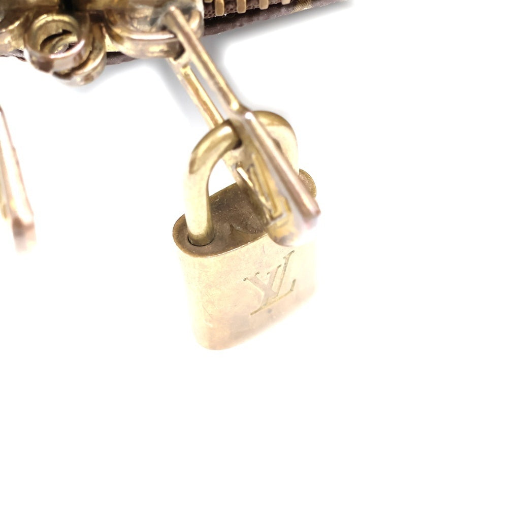 LOUIS VUITTON(ルイヴィトン) モノグラム キーポル50 ボストンバッグ ハンドバッグ トラベルバッグ ブラウン レザー×PVC M41426 ゴールド金具