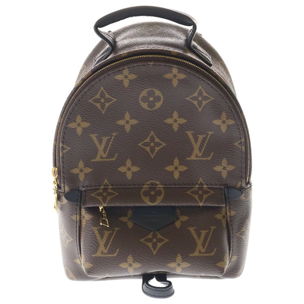 LOUIS VUITTON(ルイヴィトン) モノグラム パームスプリングス MINI PVC レザー バッグパック リュックサック ICタイプ ブラウン M44873 レディース